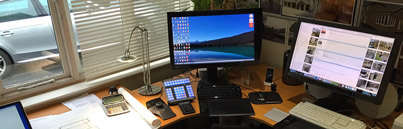 WS Architecture Ltd Ambleside Office - my desk